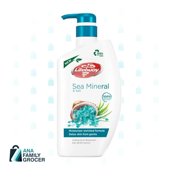 LIFEBUOY BODY WASH SEA MINERAL & SALT 900ML