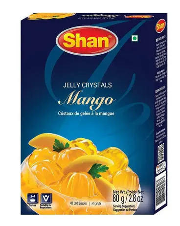 SHAN JELLY CRYSTALS MANGO 80G