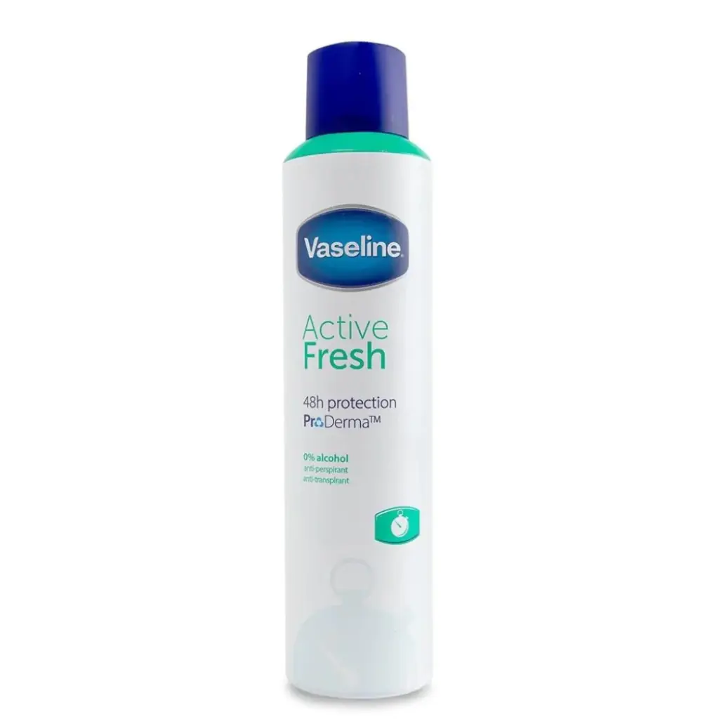 VASELINE DEO ACTIVE FRESH 250ML 