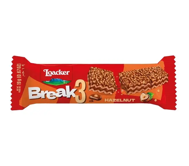 LOACKER BREAK3 HAZELNUT 19G