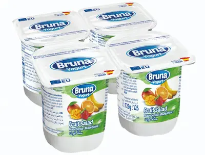 BRUNA YOUGURT FRUIT SALAD 125G