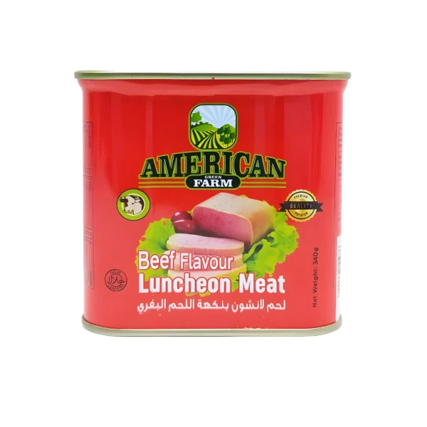 AMERICAN FARM LUNCHEON MEAT BEEF 340G