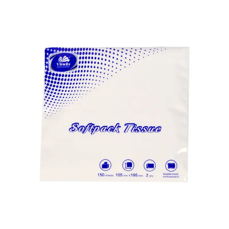 VINDA SOFTPACK TISSUE 2PLY 150 SHT (100)