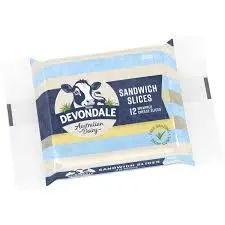 DEVONDALE SLICED CHEESE 250G