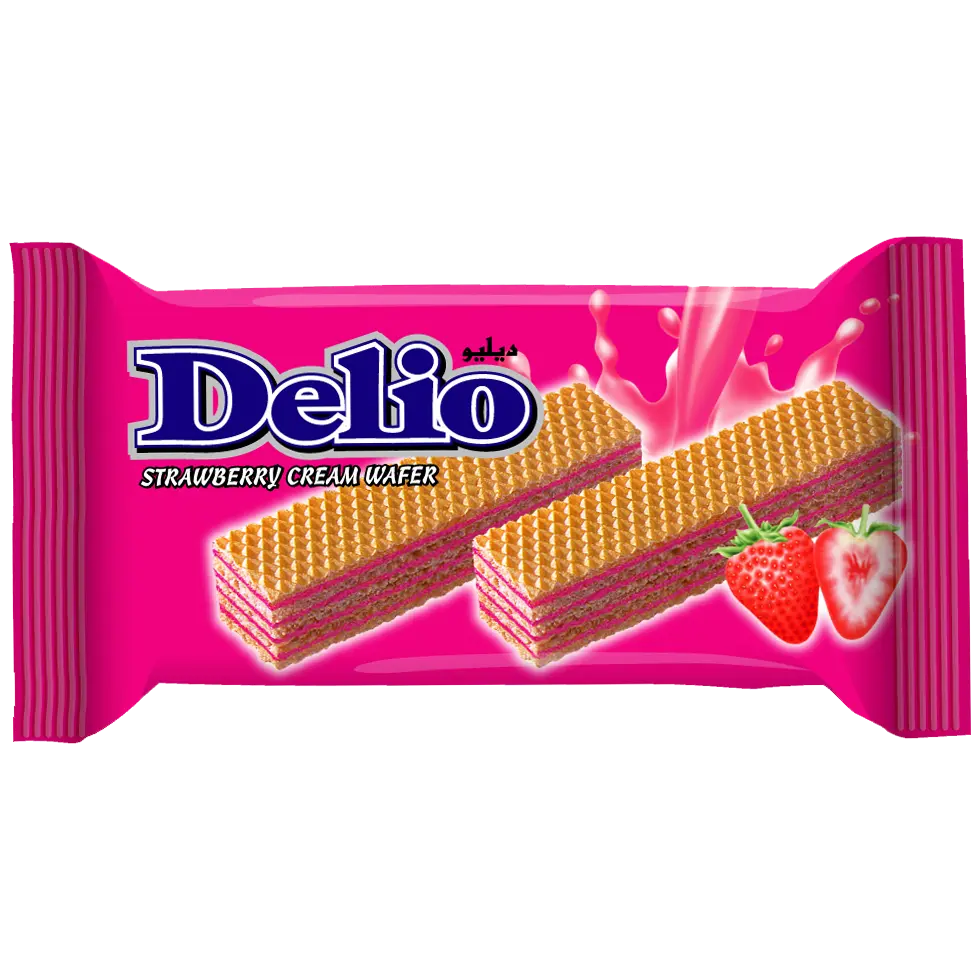DELIO WAFER STRAWBERRY 16G