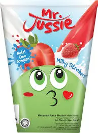 MR JUSSIE MILKY STRAWBERRY 90ML