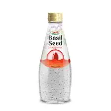 NAWAN BASIL SEED DRINK LYCHEE 290ML