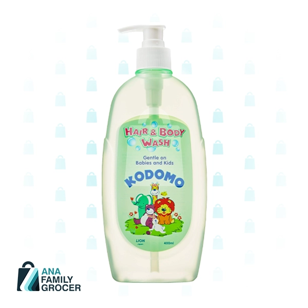KODOMO HAIR & BODY WASH MILD ORIGINAL 400ML