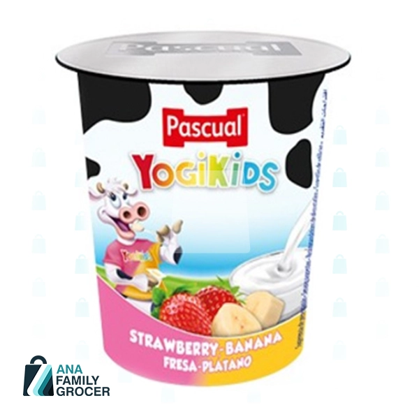 PASCUAL YOGIKIDS STRAWBERRY BANANA 125G