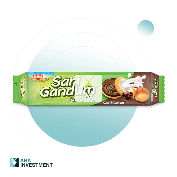 ROMA SARI GANDUM SUSU COKLAT 108G