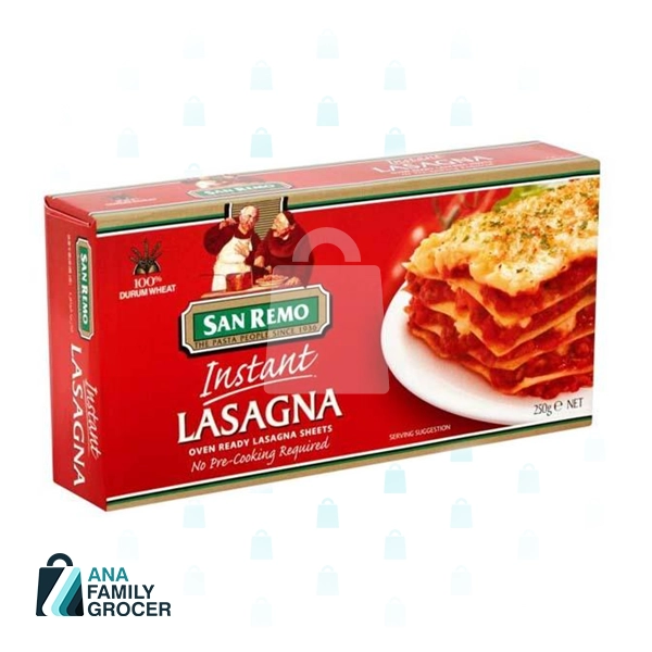 SAN REMO PASTA INSTANT LASAGNA #103 250G