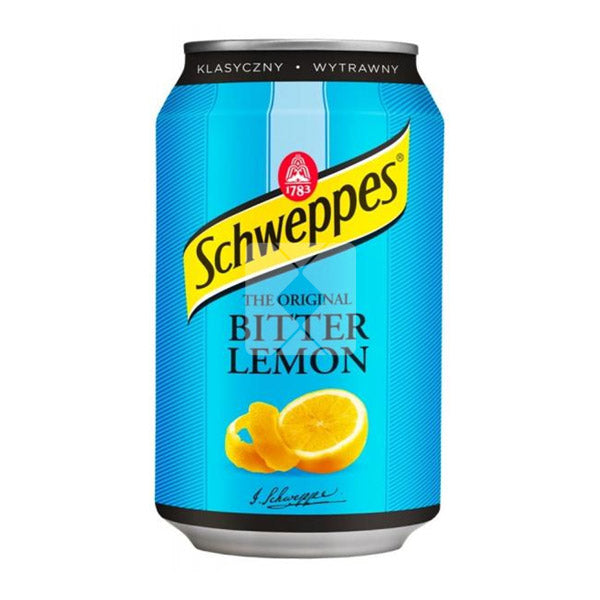 BITTER LEMON 330M SCHWEPPES  -TIN