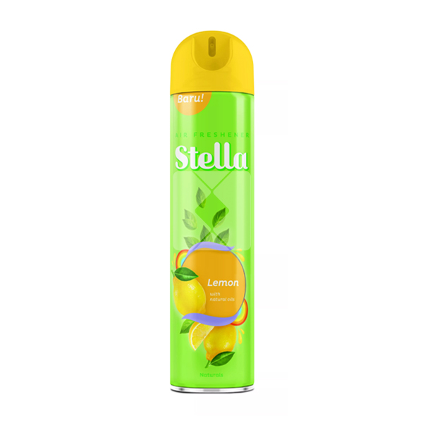 STELLA AEROSOL FRESHENER LEMON 400ML