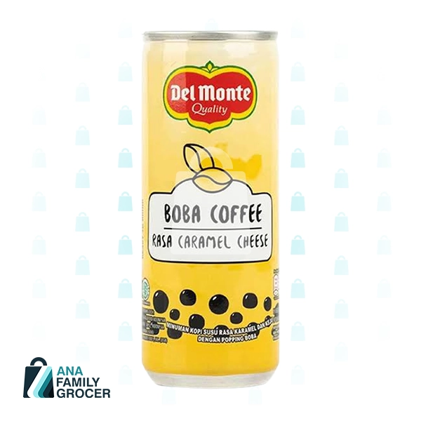 DELMONTE COFFEE CARAMEL CHEESE BOBA 240ML