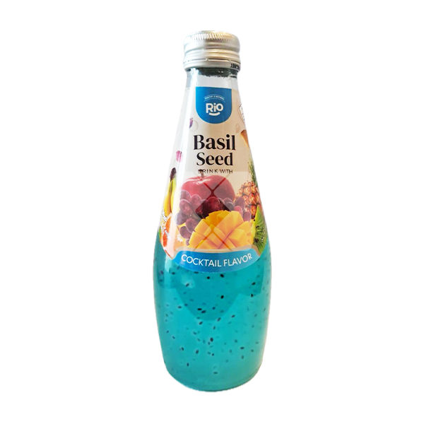RIO BASILSEED TROPICAL FRUIT COCKTAIL 290ML