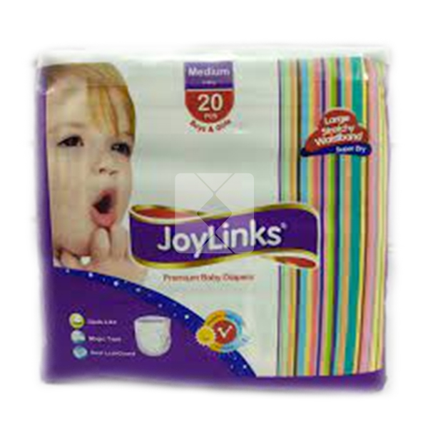 JOYLINK BABY DIAPERS MEDIUM 20PCS
