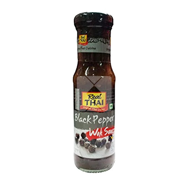 REAL THAI BLACK PEPPER WOK SAUCE 170G