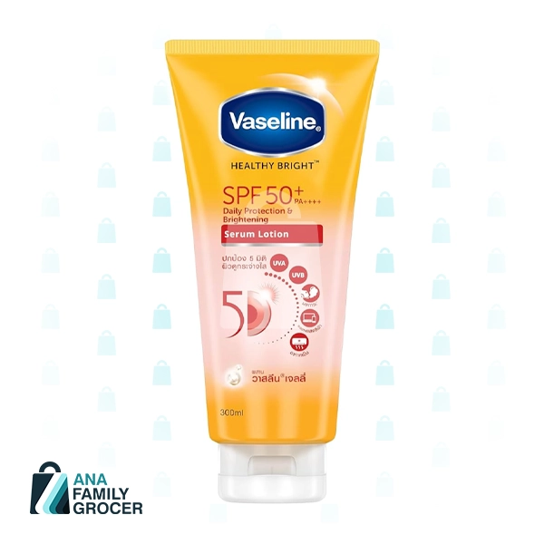 VASELINE HEALTHY BRIGHT SPF 50 + SERUM 300ML