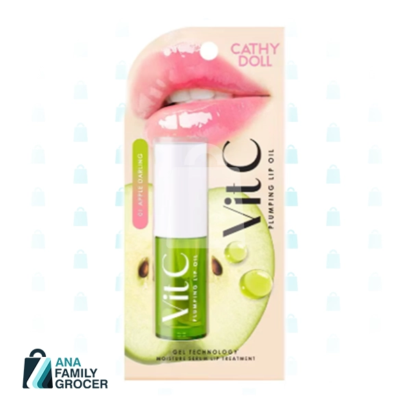 CATHY DOLL PLUMPING LIP OIL NO 1 APPLE DARLING