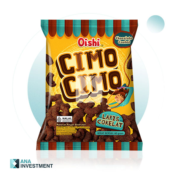 OISHI CIMO CIMO CHOCOLATE COATED 60G 