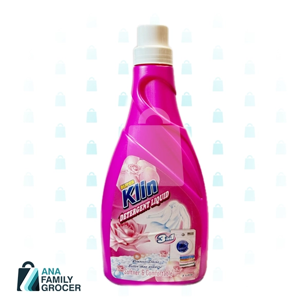 SUPER KLIN DETERGENT LIQUID 3IN1 PINK 1LTR