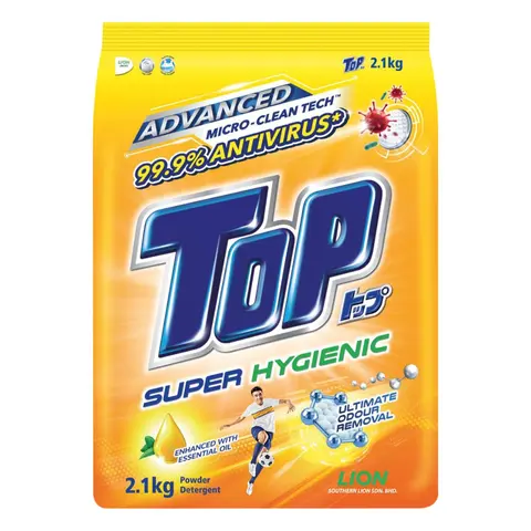 TOP POWDER SUPER HYGIENIC 2.1KG - YELLOW