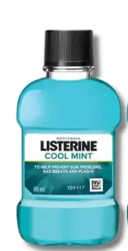 LISTERINE MOUTH WASH COOL MINT 80ML 