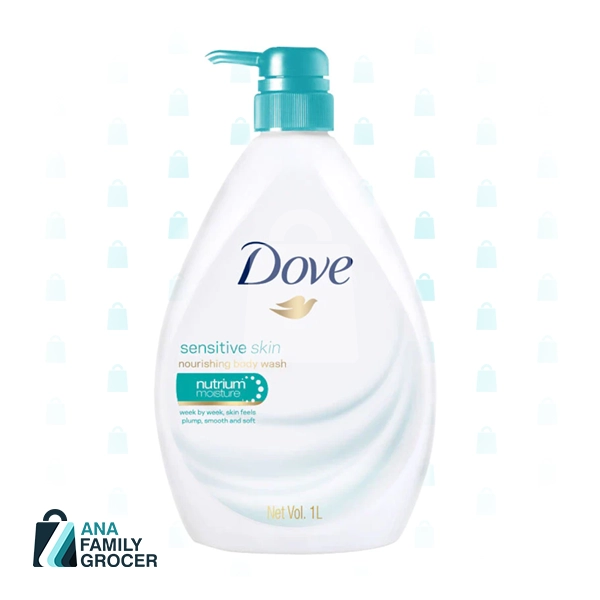 DOVE BODYWASH SENSITIVE SKIN 1L