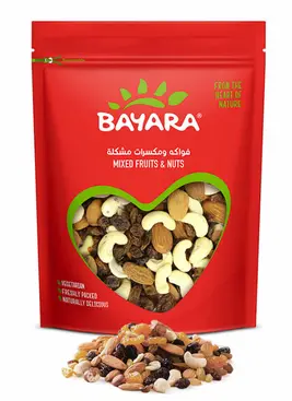 BAYARA MIXED  FRUITS & NUTS 200G 