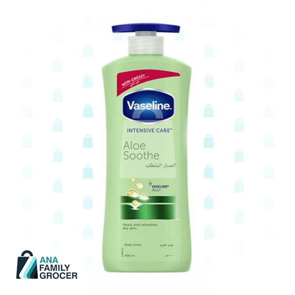 VASELINE BODY LOTION ALOE SOOTHE 400ML