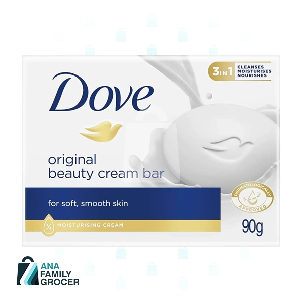 DOVE BAR SOAP WHITE BEAUTY CREAM 90G