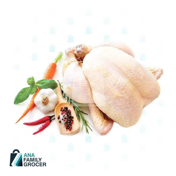 DELFREZ-CHICKEN WHOLE 1000G 