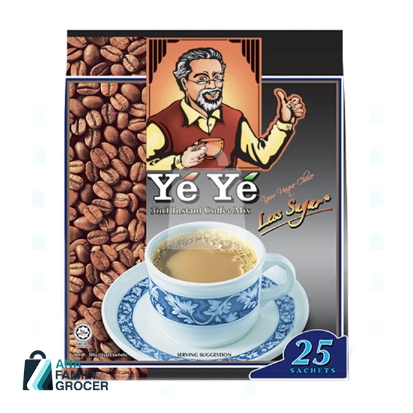 YEYE 3IN1 LESS SUGAR INSTANT COFFEE 12G