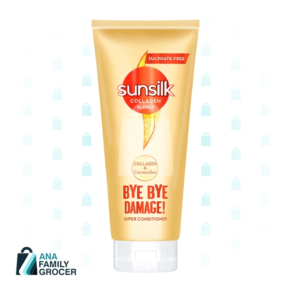 SUNSILK  SUPER CONDITIONER BYE BYE DAMAGE 330ML 