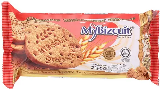 MYBIZCUIT-DIGESTIVE WHOLEMEAL BISCUIT 60G 