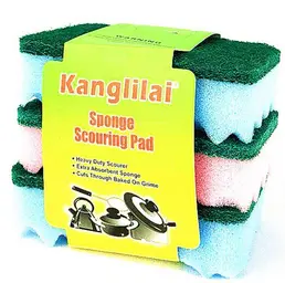 KANGLILAI  SPONGE  SCOURING PAD 3PCS 