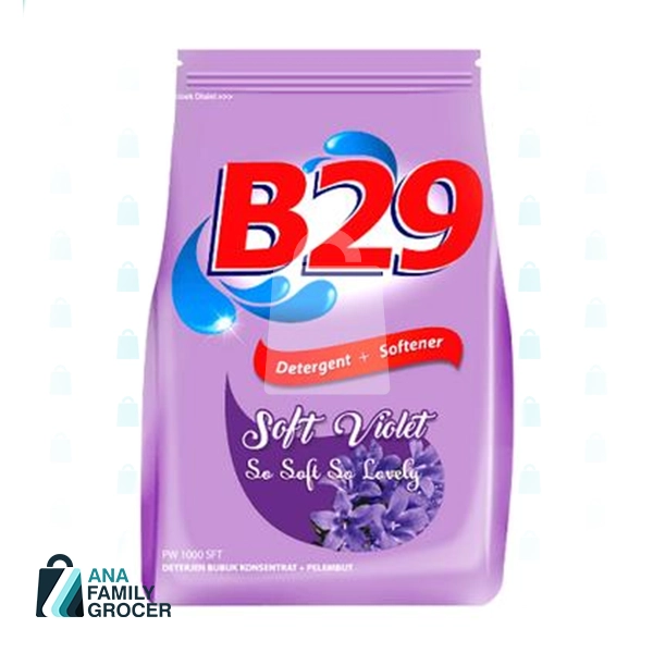 B29  POWDER+ SOFTENER PURPLE 750G