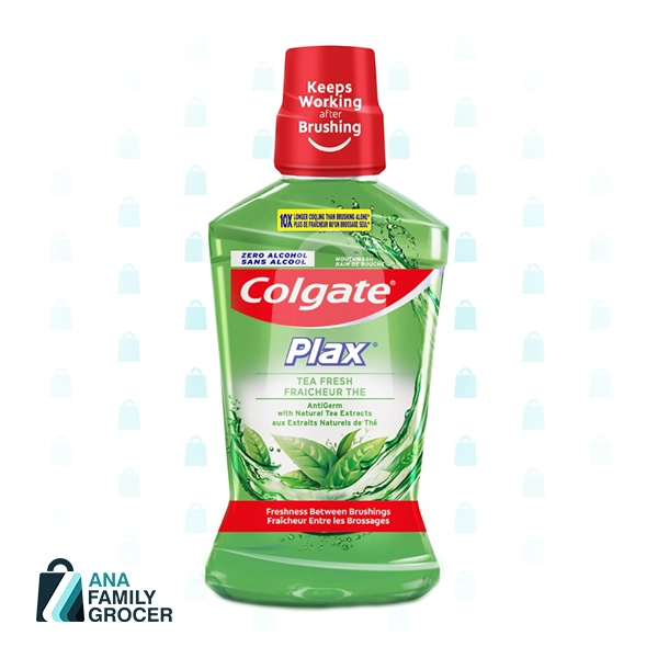 COLGATE PLAX MOUTHWASH TEA FRESH 500ML