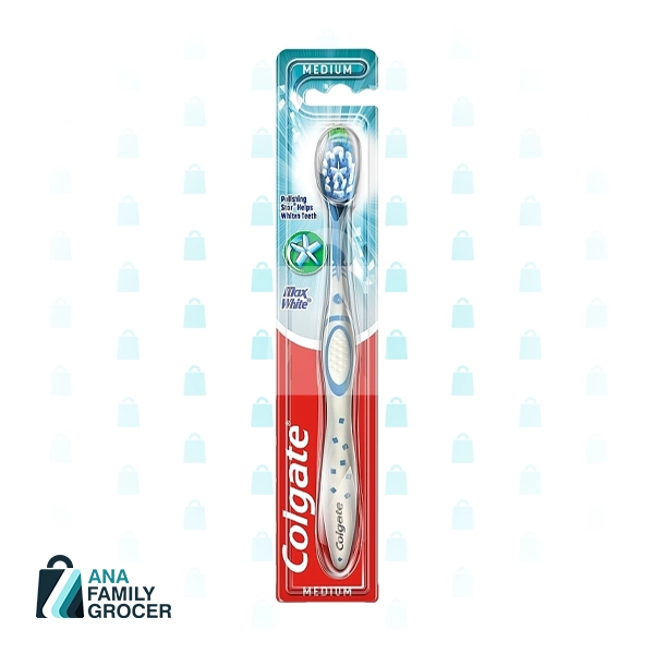 COLGATE MAX WHITE TOOTHBRUSH MEDIUM 