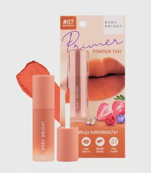 BABY BRIGHT LIPSTICK PRIMER POWDER TINT NO 7 