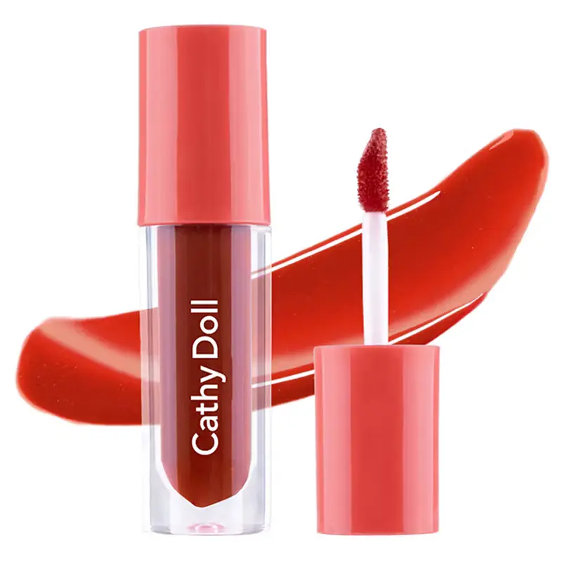CATHY DOLL LIP GLOW GEL TINT NO.4 HOT BABE