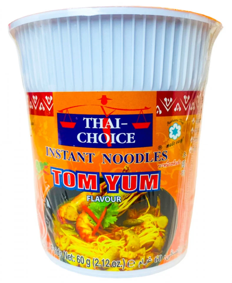 THAI CHOICE INSTANT CUP TOM YUM FLAVOUR 60G