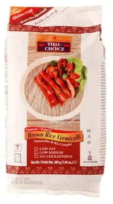 THAI CHOICE BROWN RICE VERMICELLI 200G