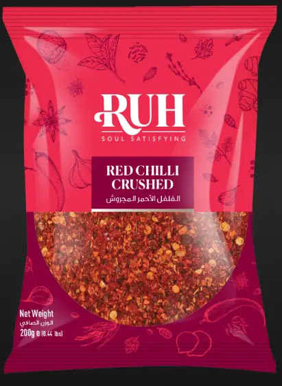 RUH RED CHILLI CRUSHED 200G