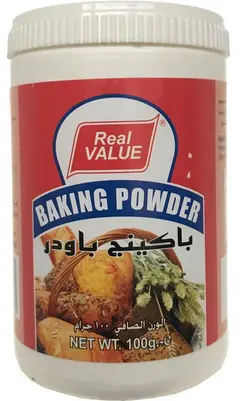 REAL VALUE BAKING POWDER 100G 