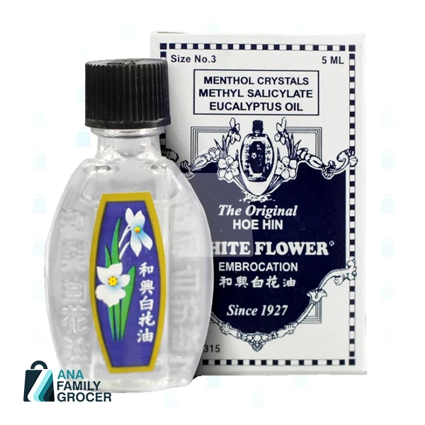 WHITE FLOWER EUCALYPTUS OIL #3 5ML