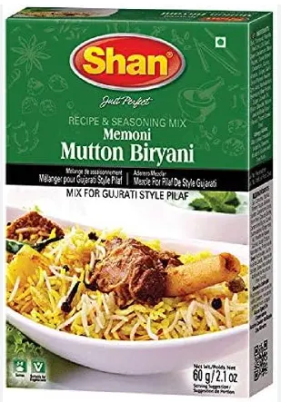 SHAN MEMONI MUTTON BIRIYANI MIX 50G 