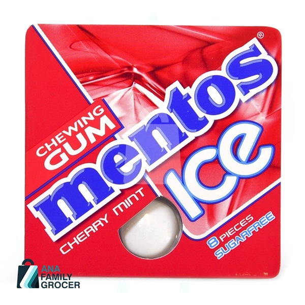 MENTOS ICE CHERRY MINT GUM 
