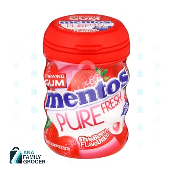 MENTOS FULL FRESH STRAWBERRY CHEWING GUM 35