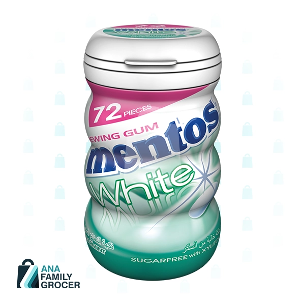  MENTOS  WHITE SPEARMINT 72 GUM 